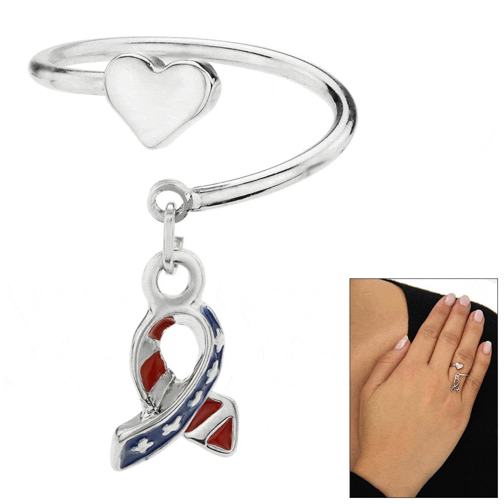 Star Spangled Adjustable Ring! - Aaria Tees Aaria Tees