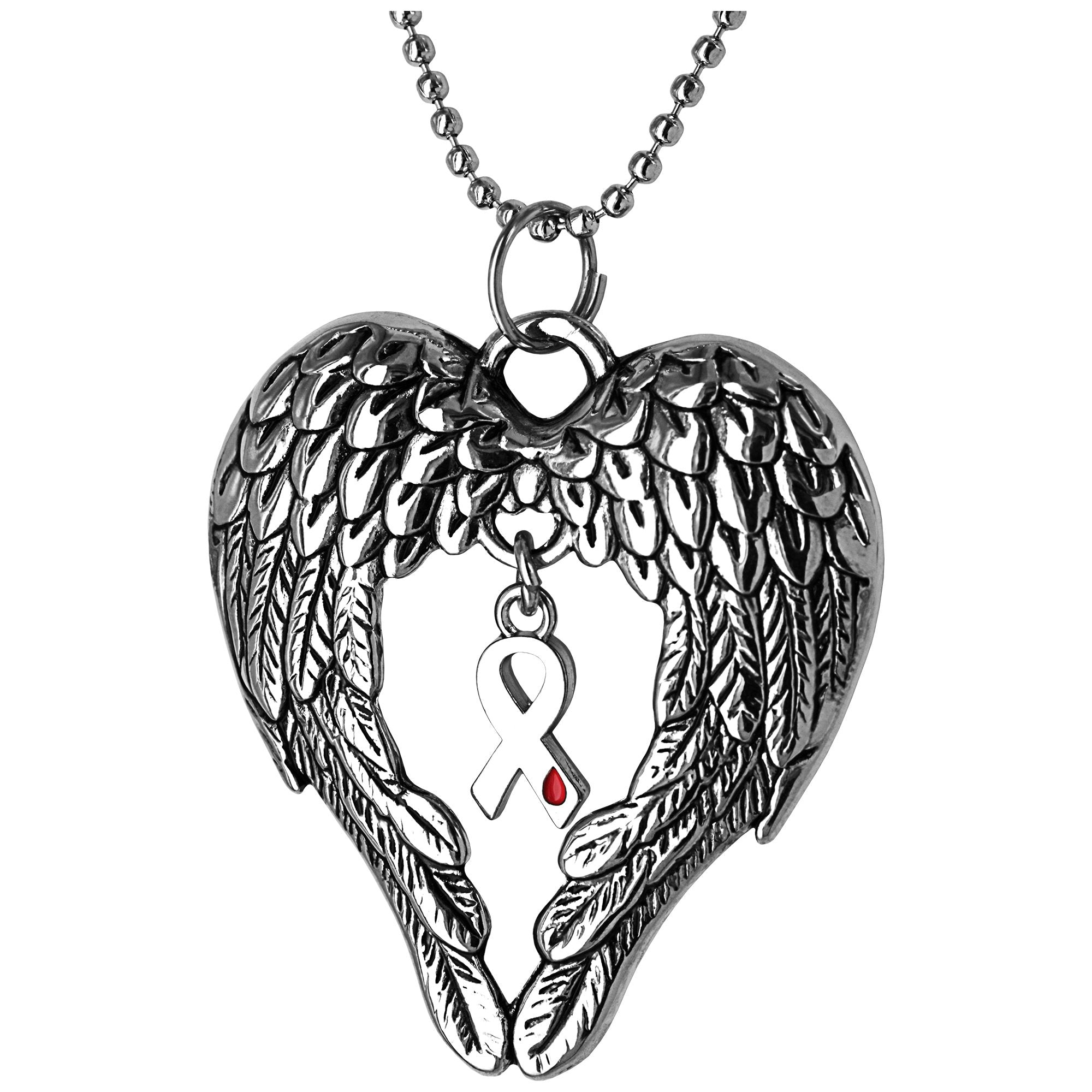 Wings of an Angel Diabetes Awareness Necklace! - Aaria Tees Aaria Tees