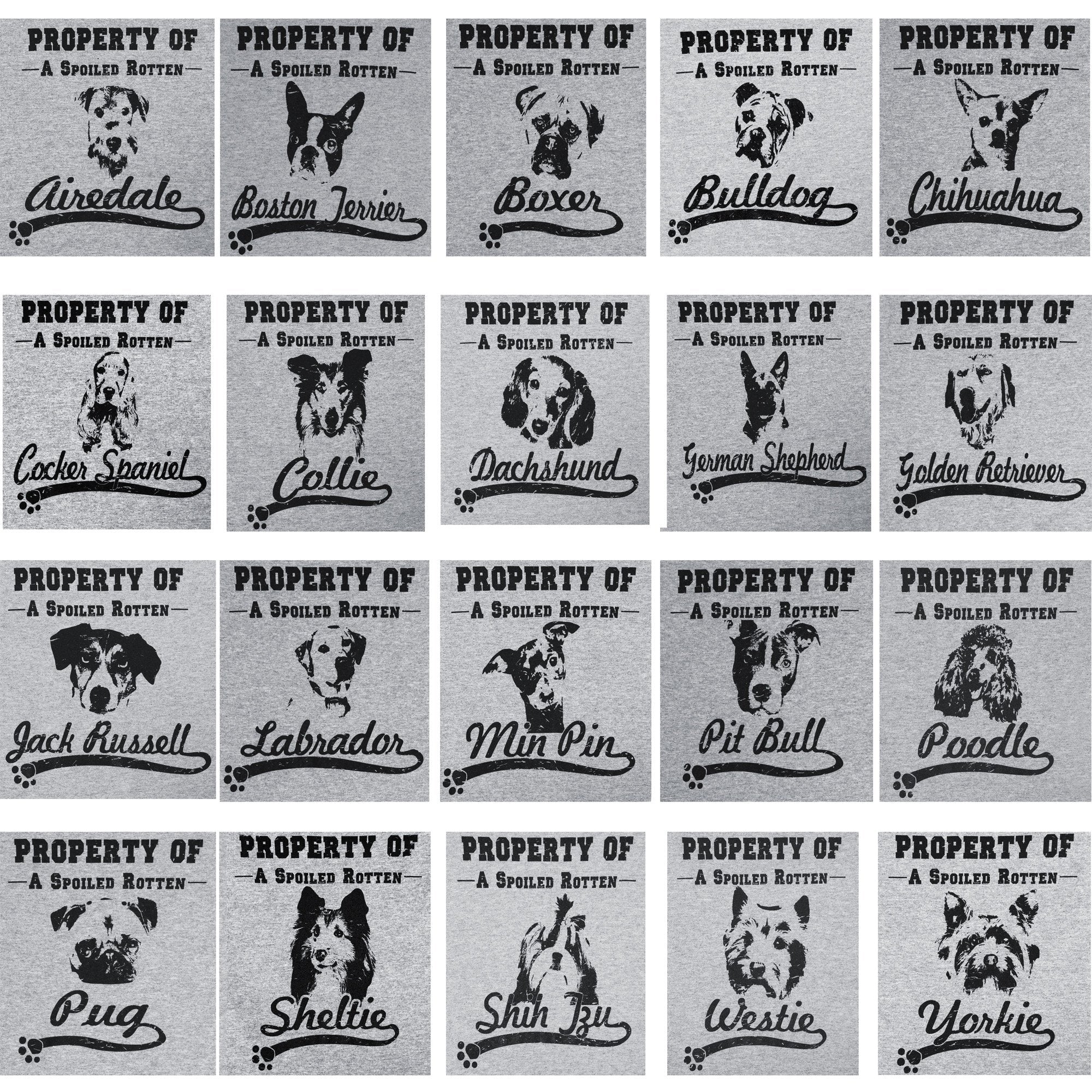 Property Of Dog Breed T-Shirt - Aaria Tees Aaria Tees