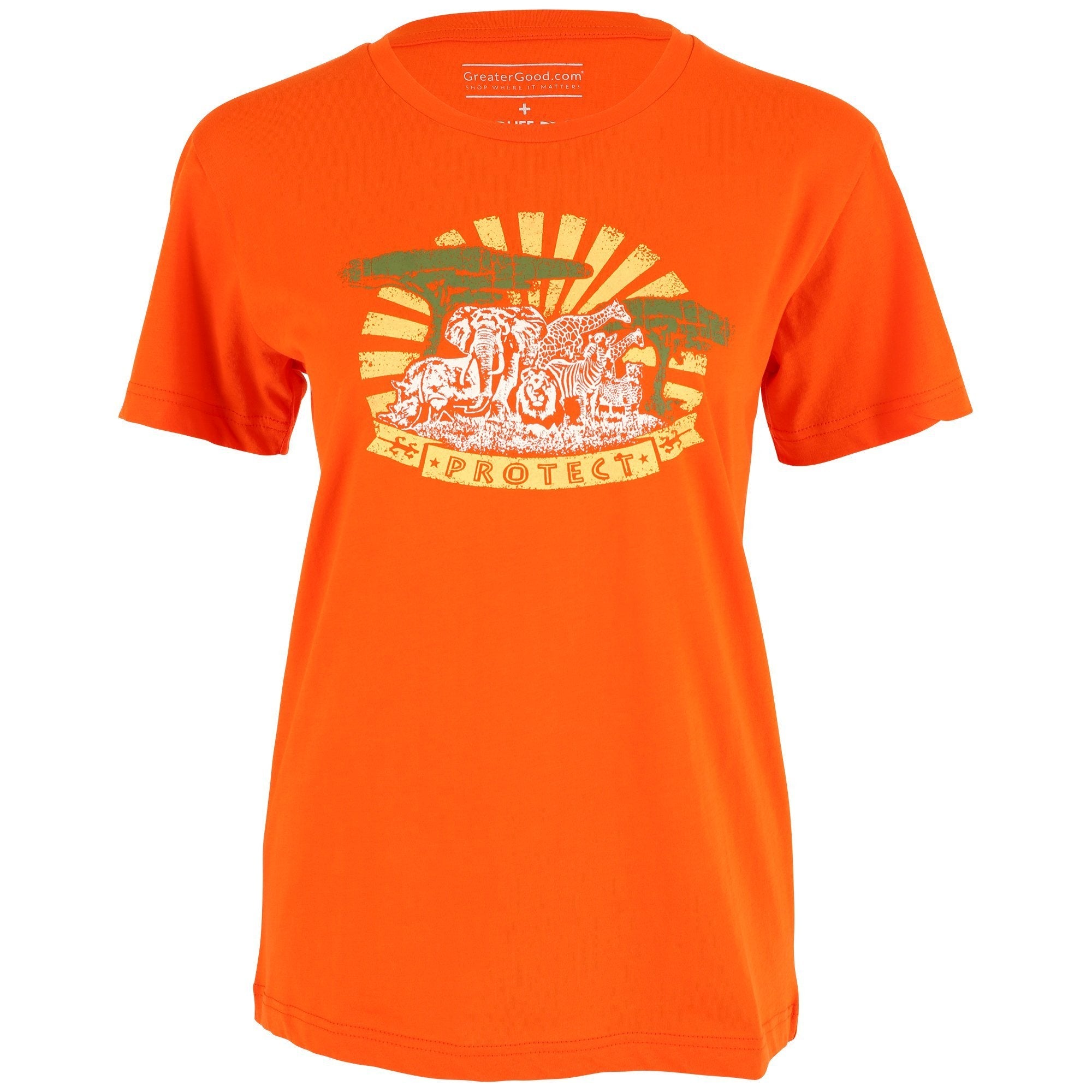 Protect African Wildlife Organic Cotton Tee - Aaria Tees Aaria Tees