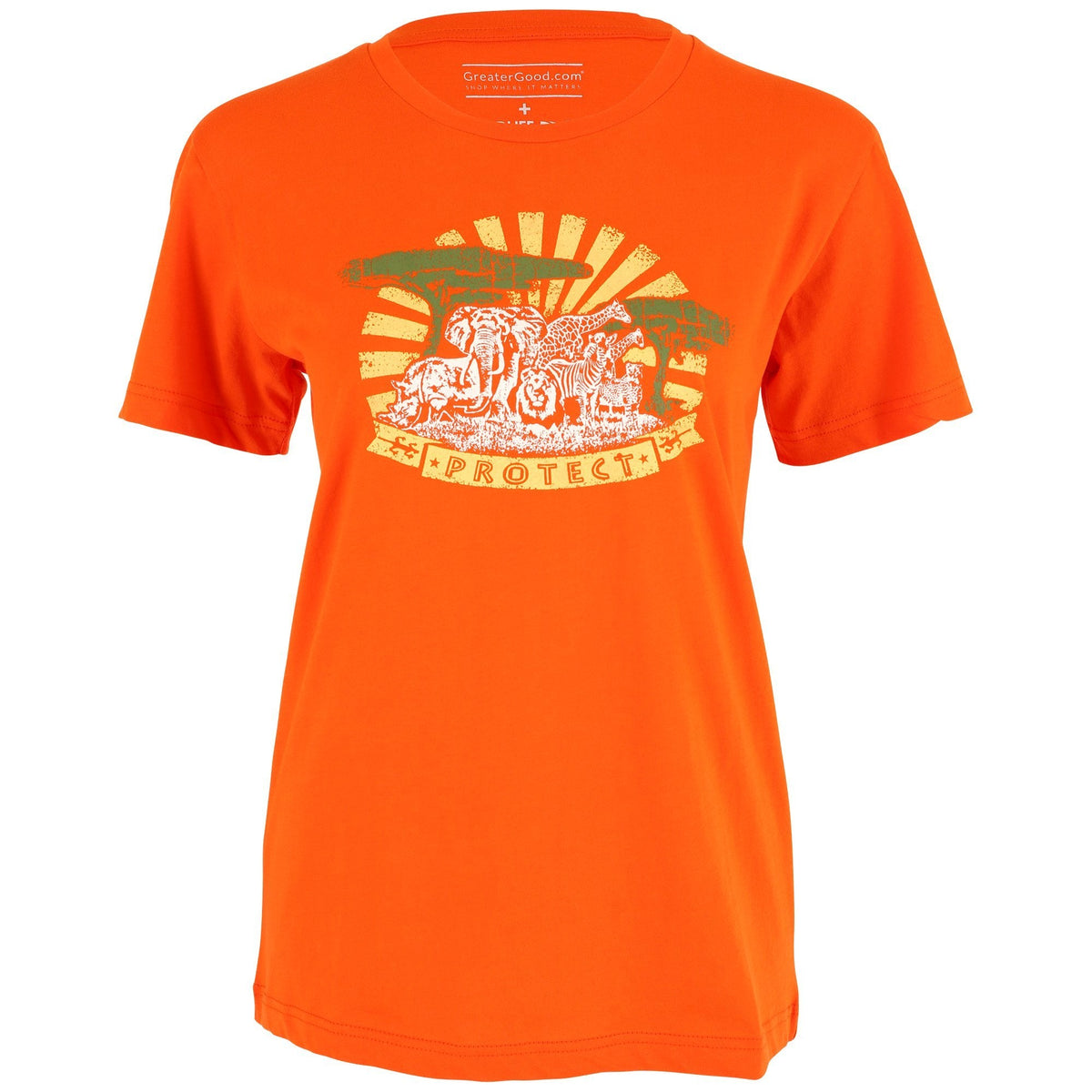 Protect African Wildlife Organic Cotton Tee - Aaria Tees