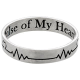 Pulse of My Heart Sterling Ring - Aaria Tees Aaria Tees