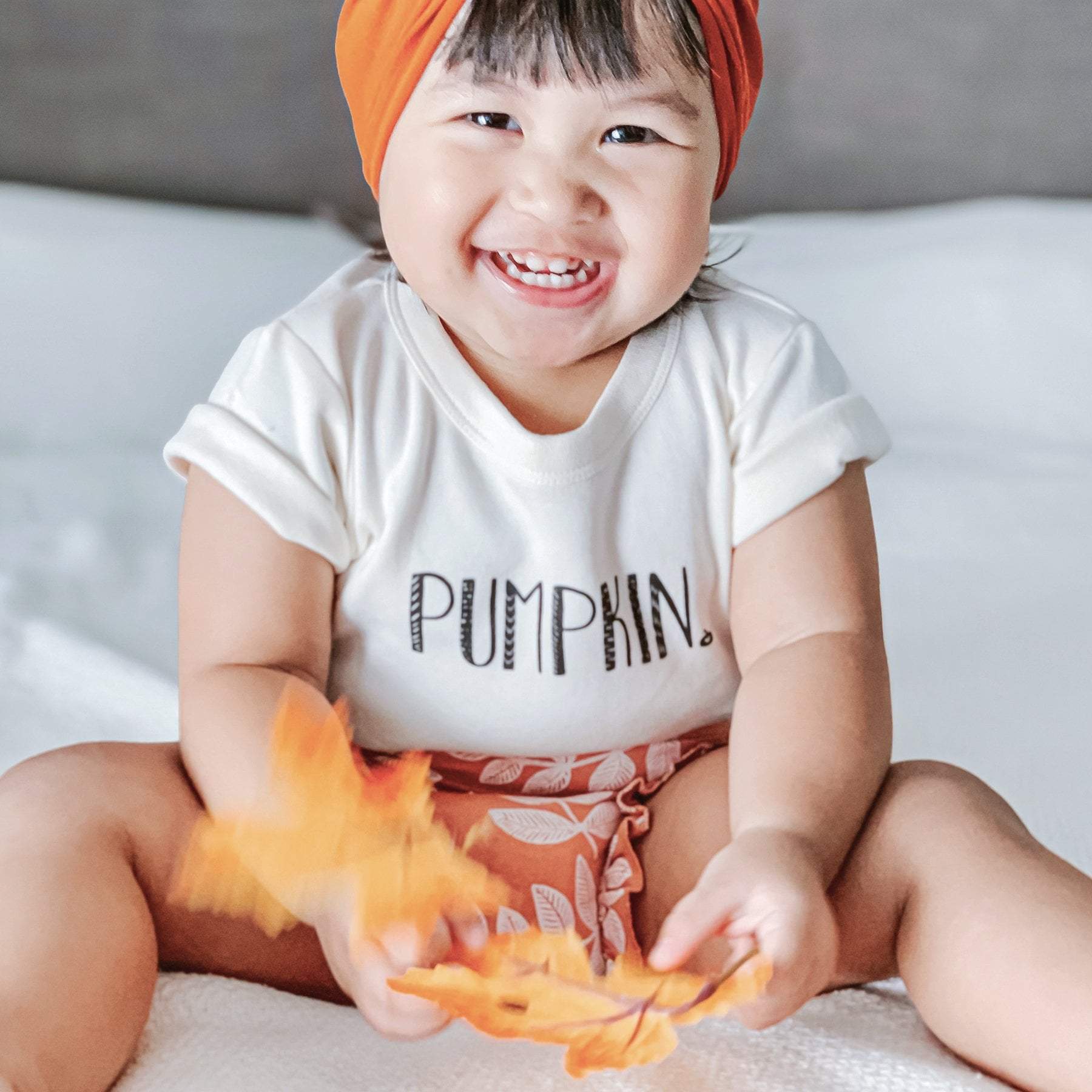 graphic bodysuit | pumpkin - Aaria Tees Aaria Tees