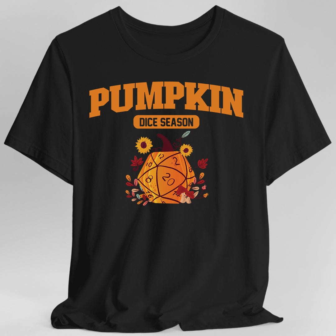 Pumpkin Dice Season – Fall D&D T-Shirt - Aaria Tees Aaria Tees