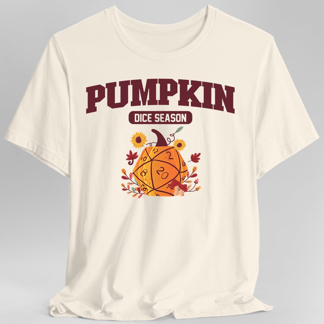 Pumpkin Dice Season – Fall D&D T-Shirt - Aaria Tees Aaria Tees