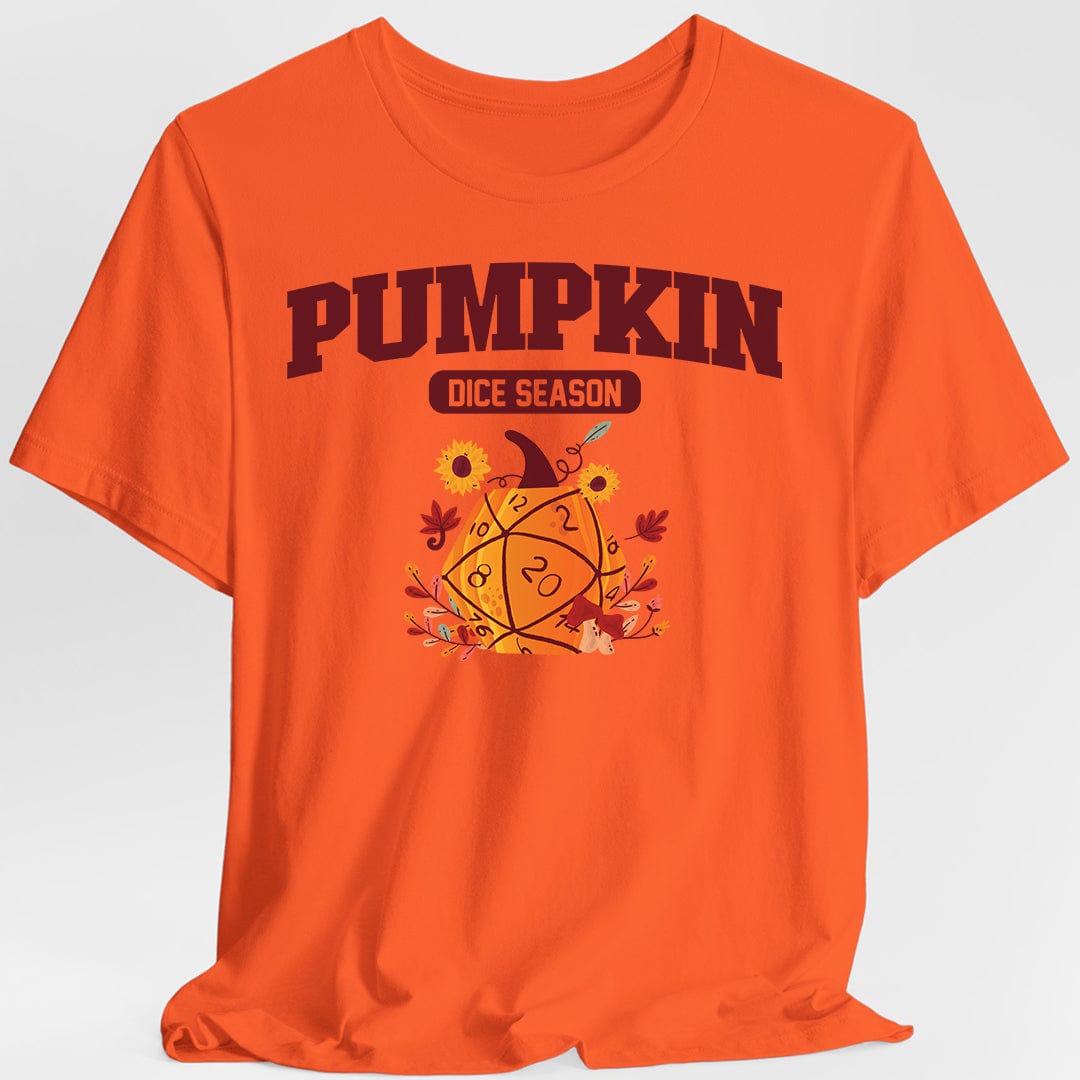 Pumpkin Dice Season – Fall D&D T-Shirt - Aaria Tees Aaria Tees