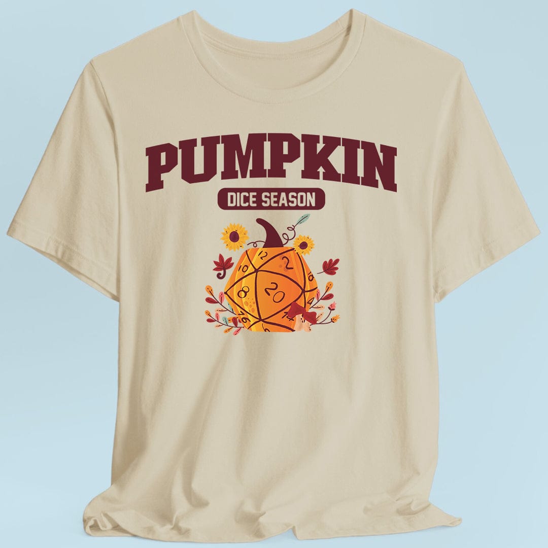 Pumpkin Dice Season – Fall D&D T-Shirt - Aaria Tees Aaria Tees