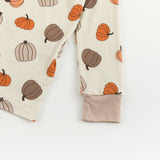 Pumpkins Beige (Long Sleeve PJ) - Aaria Tees Aaria Tees