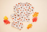 Pumpkins Beige (Long Sleeve PJ) - Aaria Tees Aaria Tees