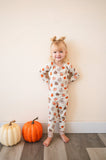 Pumpkins Beige (Long Sleeve PJ) - Aaria Tees Aaria Tees