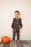 Pumpkins Black (Long Sleeve PJ) - Aaria Tees Aaria Tees
