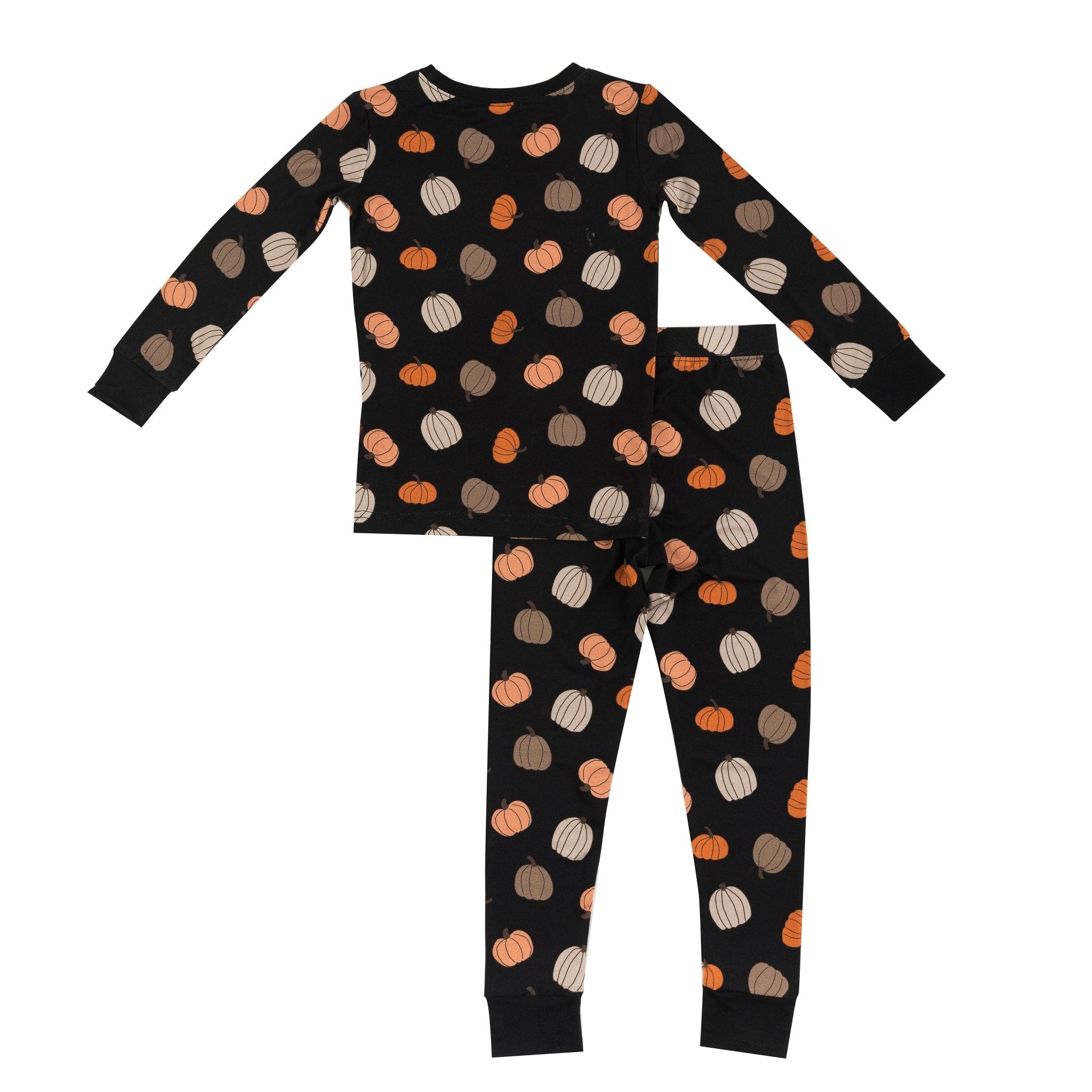 Pumpkins Black (Long Sleeve PJ) - Aaria Tees Aaria Tees