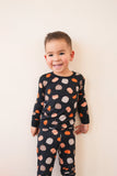 Pumpkins Black (Long Sleeve PJ) - Aaria Tees Aaria Tees