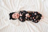 Pumpkins Black (Convertible Zip Footies) - Aaria Tees Aaria Tees