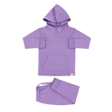 Purple Lily Hooded Jogger Set Aaria Tees