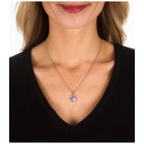 Purple Paw & Pearl Sterling Necklace - Aaria Tees Aaria Tees