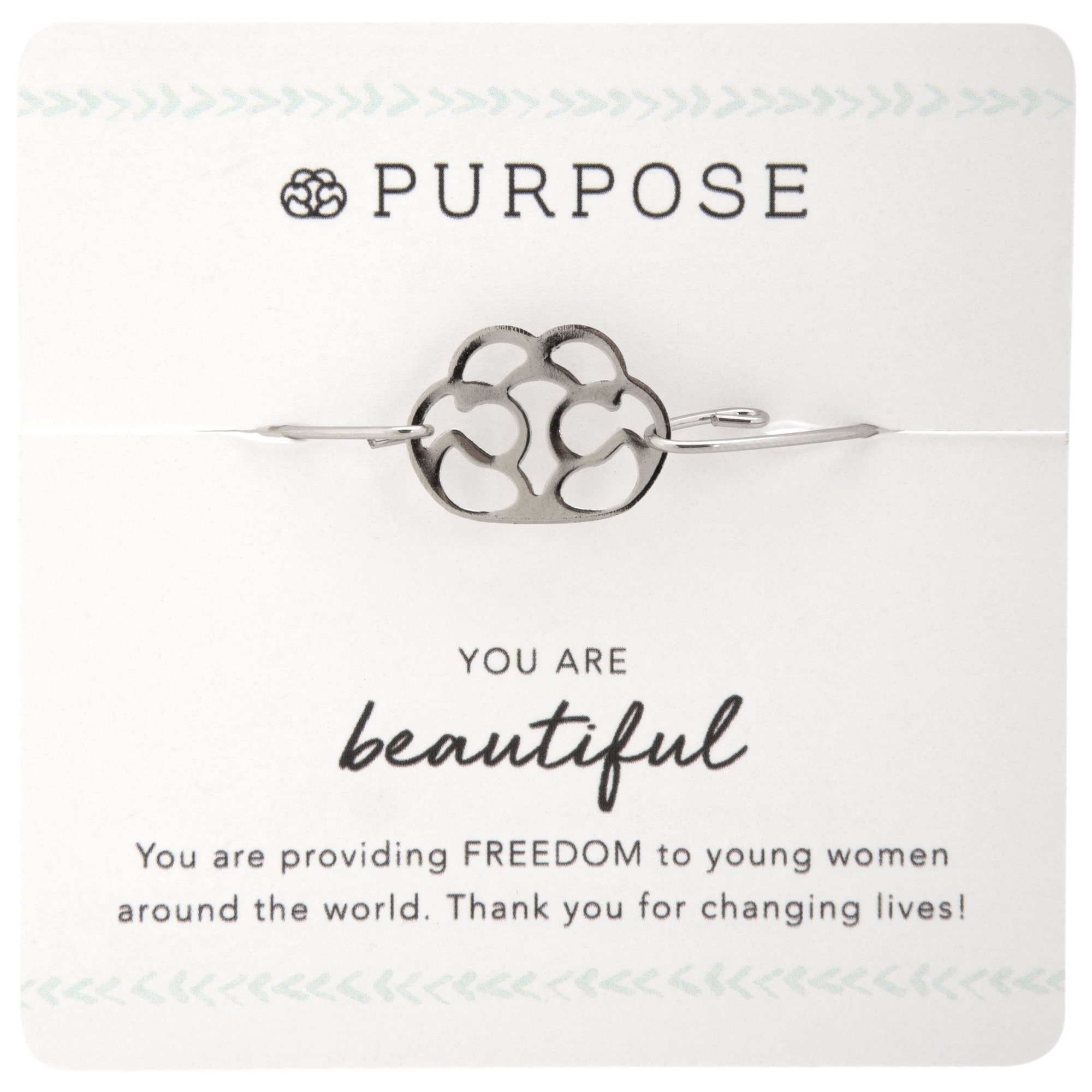 Purpose Freedom Bracelet - Aaria Tees Aaria Tees
