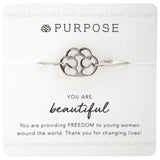 Purpose Freedom Bracelet - Aaria Tees Aaria Tees
