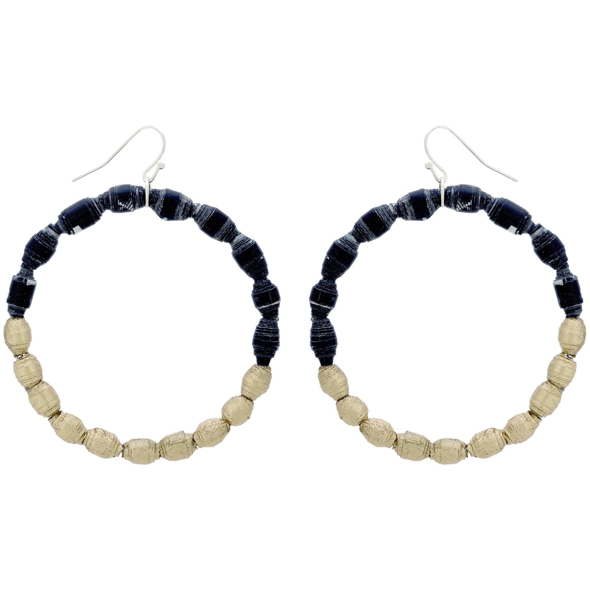 Quazi Hoop Earrings - Aaria Tees Aaria Tees