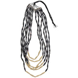 Quazi Long Layers Recycled Necklace - Aaria Tees Aaria Tees