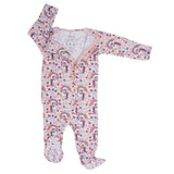 Rainbow Bright Zipper Footie Aaria Tees