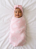 Rainbow Jacquard Knit Baby Blanket - Aaria Tees Aaria Tees