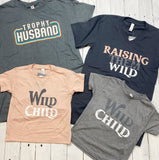 Raising Them Wild V-Neck Tee - Aaria Tees Aaria Tees