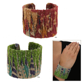Recycled Kantha Cuff - Aaria Tees Aaria Tees