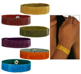 Recycled Leather Stand With Haiti Bracelet - Aaria Tees Aaria Tees