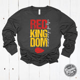 RED Kingdom - City of Champions Dark Grey Heather Long Sleeve Tee - Aaria Tees Aaria Tees