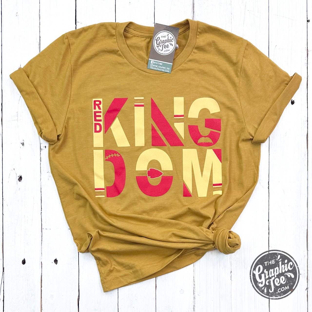 Red Kingdom Short Sleeve Tee - Aaria Tees Aaria Tees