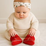 cozy booties| red - Aaria Tees Aaria Tees