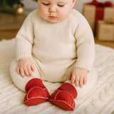 cozy booties| red - Aaria Tees Aaria Tees