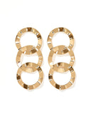 Reese Statement Earrings - Gold - Aaria Tees Aaria Tees