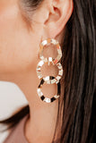 Reese Statement Earrings - Gold - Aaria Tees Aaria Tees