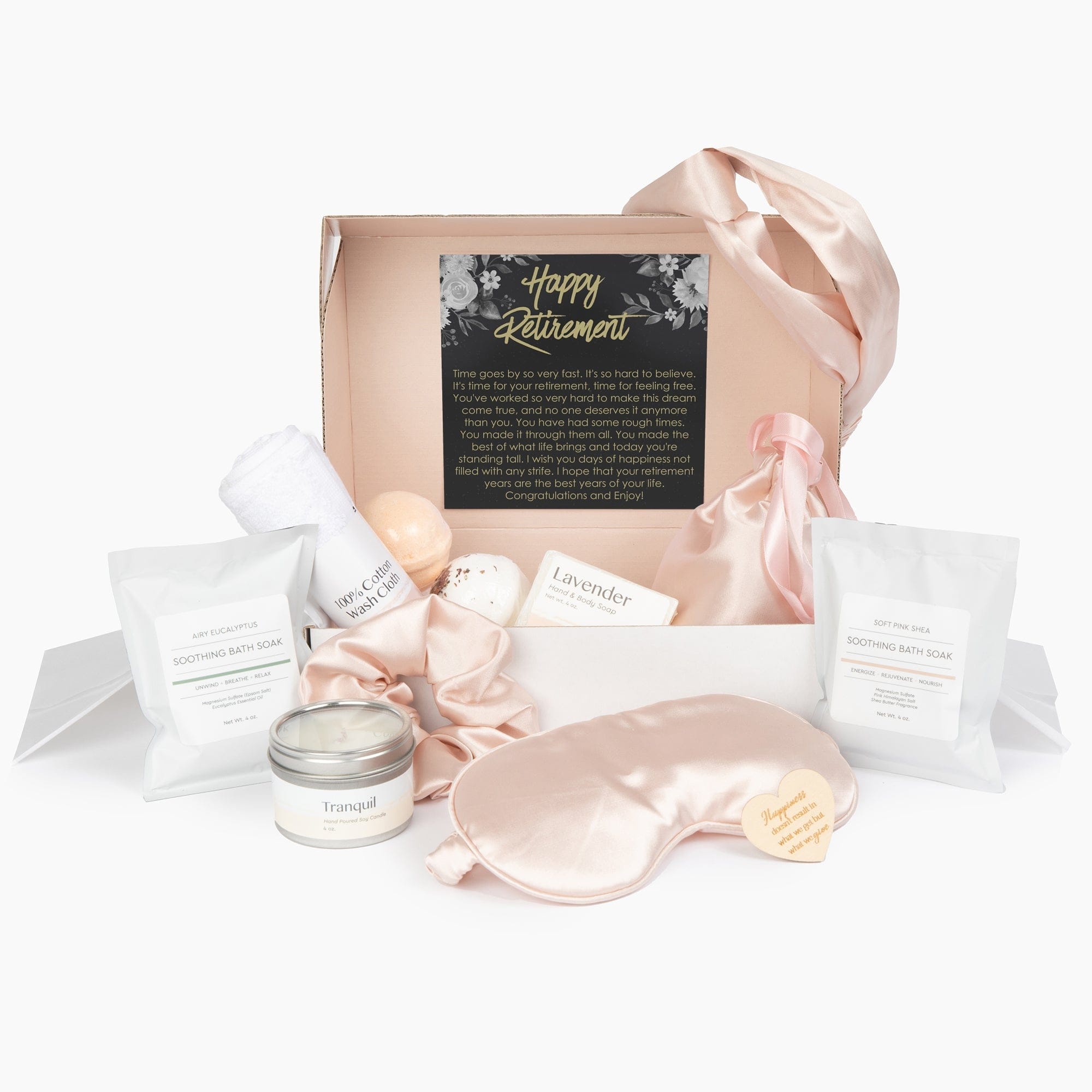 Retirement Celebration - Indulgent Luxury Spa Gift Box - Aaria Tees Aaria Tees