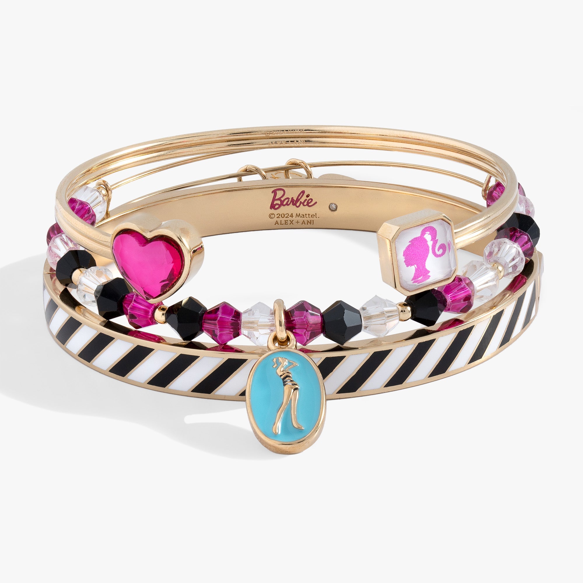 Retro Barbie™ Bracelet Set of 3 - Aaria Tees Aaria Tees