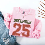 Retro Christmas DECEMBER 25 Sweatshirt Festive Holiday Sweater - Aaria Tees Aaria Tees