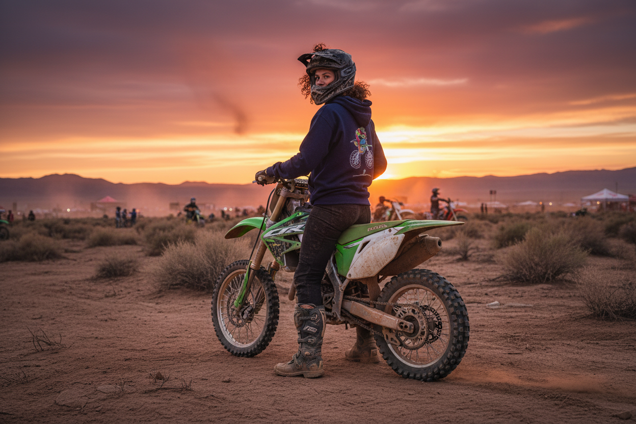 Just Riding | Virginia City Grand Prix Ladies Hoodie - Aaria Tees Aaria Tees