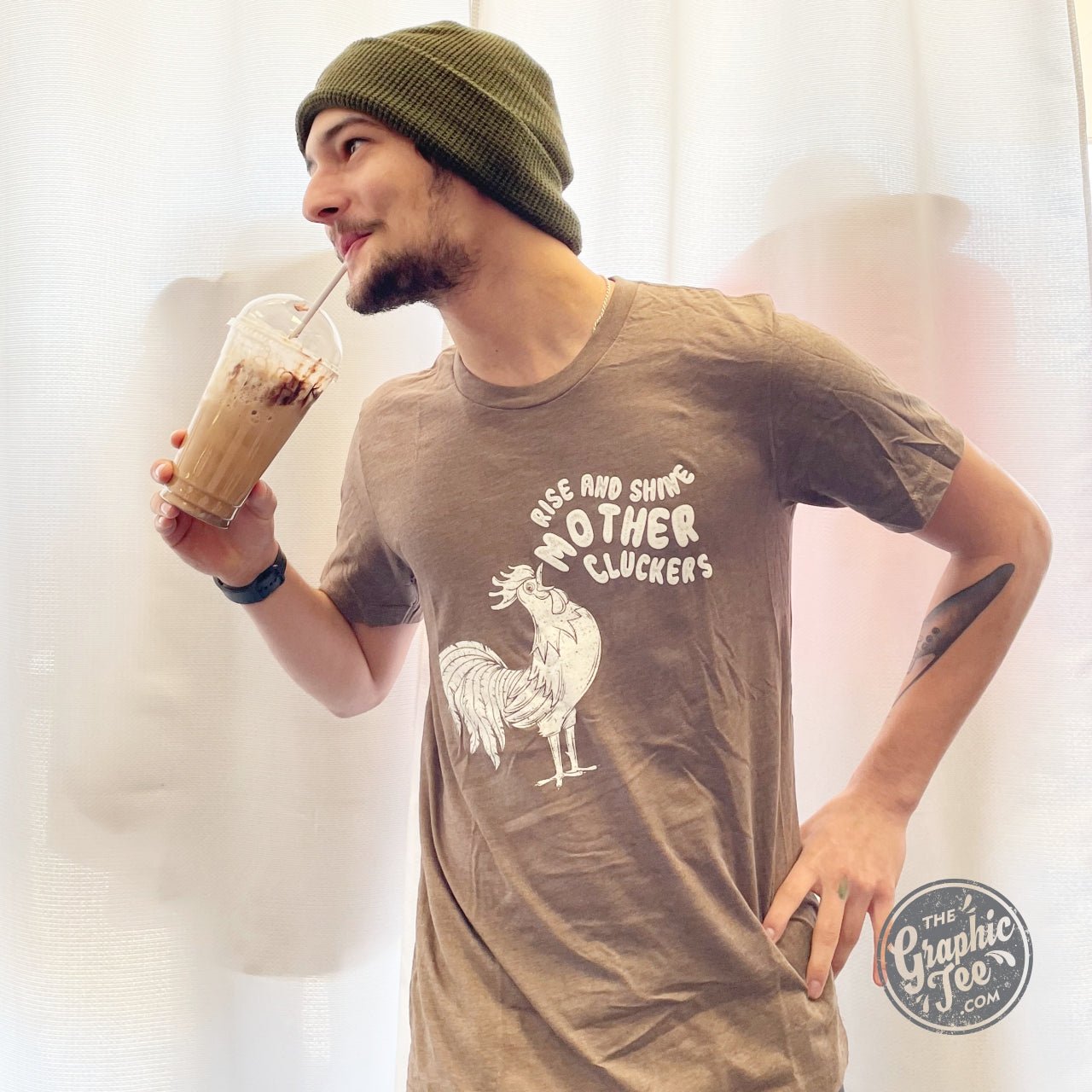 Rise and Shine Mother Cluckers - Unisex Tee - Aaria Tees Aaria Tees