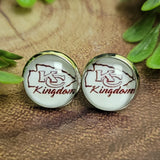 KC Kingdom Arrow Glass Stud Earrings Aaria Tees