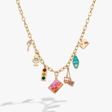 Road Trip Multi-Charm Necklace - Aaria Tees Aaria Tees