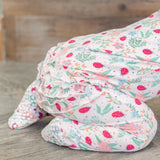Ladybug Flower Garden Ruffle Baby Footie Aaria Tees