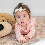 Dalmatian Poodle Puppy Ruffle Footie Aaria Tees