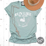 Run Like Mr. Collins Just Proposed Short Sleeve Tee - Aaria Tees Aaria Tees