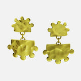 Acapulco Hammered Post Earrings - Aaria Tees Aaria Tees