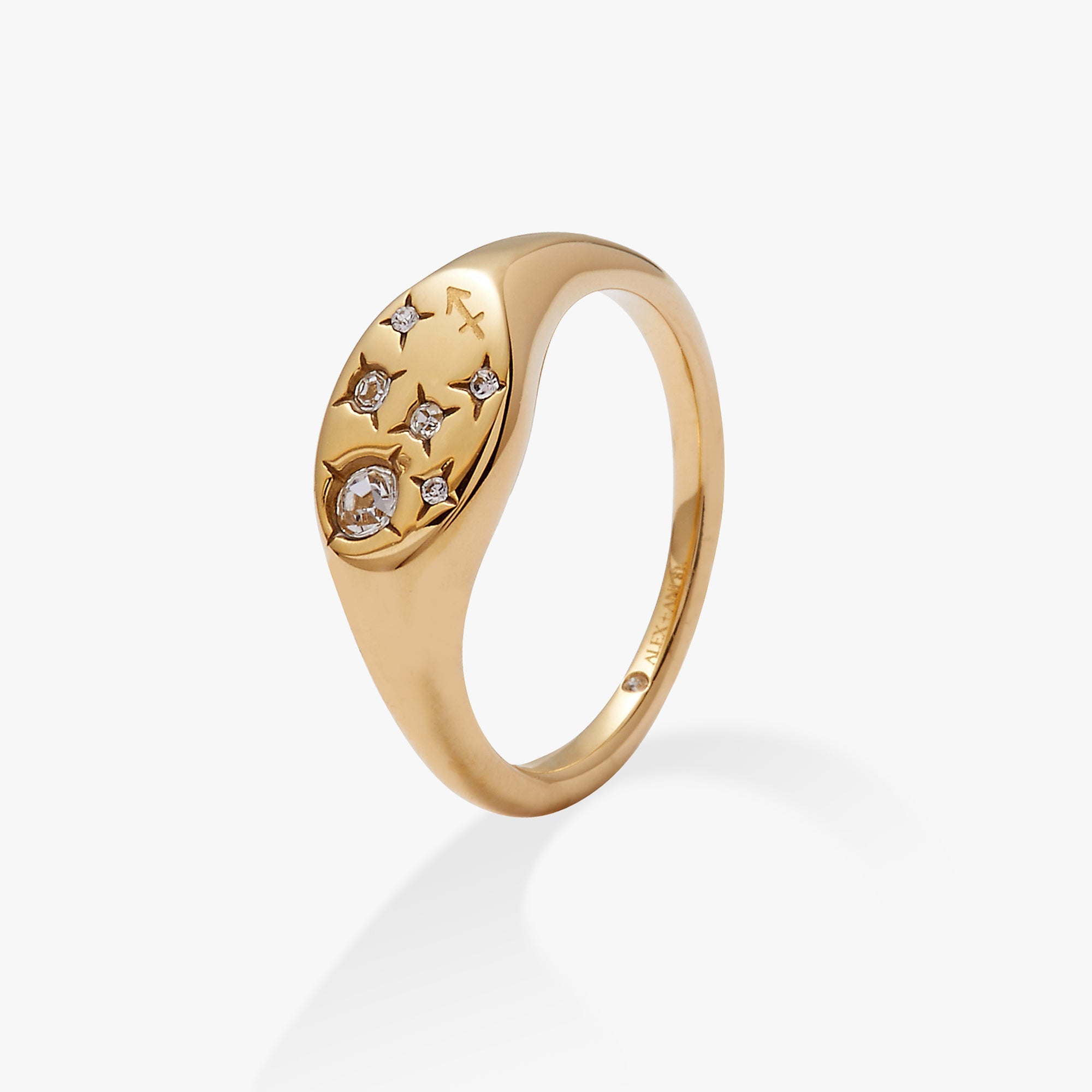 Sagittarius Zodiac Ring - Aaria Tees Aaria Tees