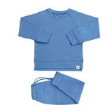 Sailor Blue Crew Neck Jogger Set Aaria Tees