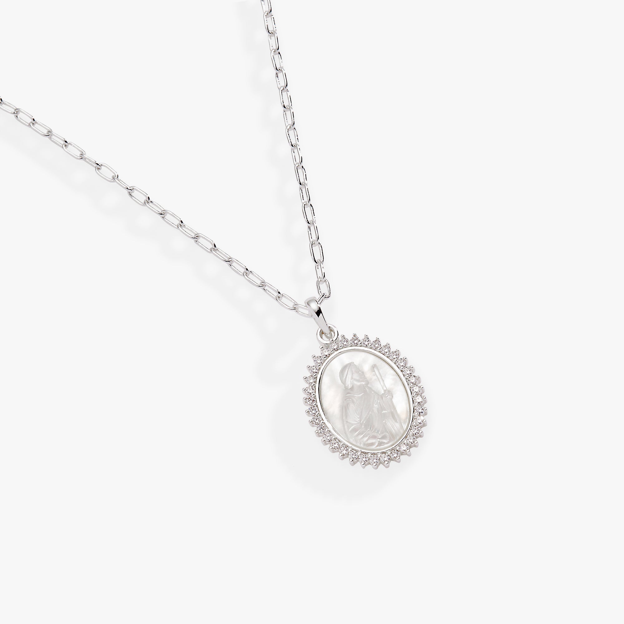 Divine Guides St. Christopher Pendant Necklace - Aaria Tees Aaria Tees