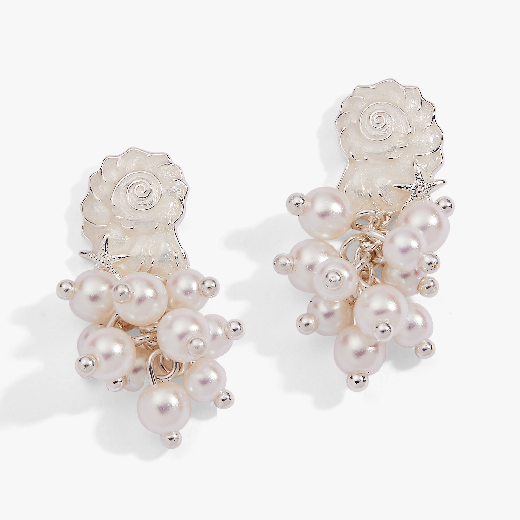 Salt + Sea Pearl Statement Earrings - Aaria Tees Aaria Tees